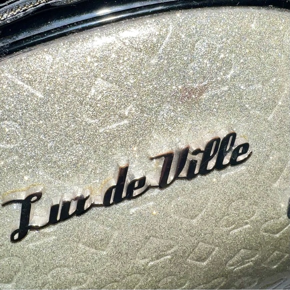 Lux de Ville Black Jack Card Suits Silver and Black Bowler - Picture 14 of 16